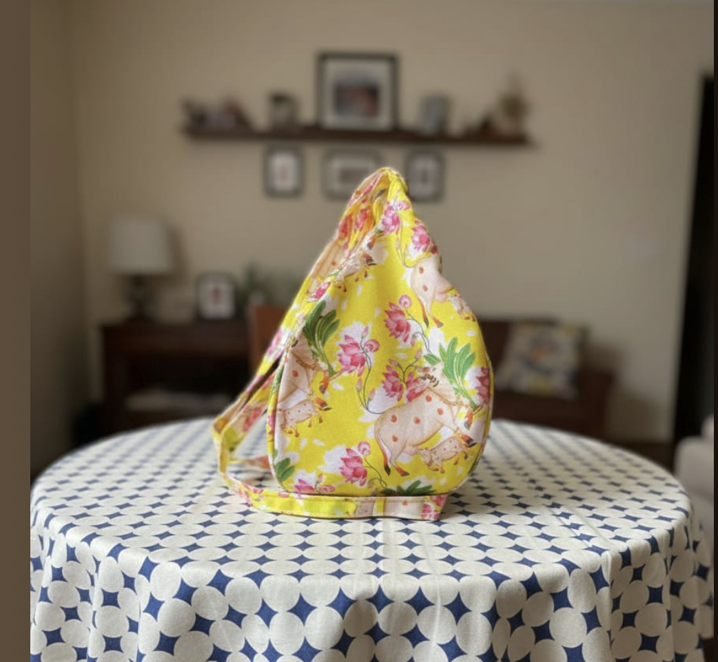 cow printed jaap bag